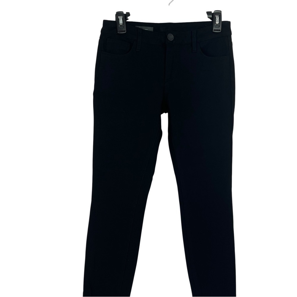 KUT From The KLOTH Women’s MIA Toothpick Skinny Jegging Pant Sz 2 Black Stretch - Picture 2 of 14
